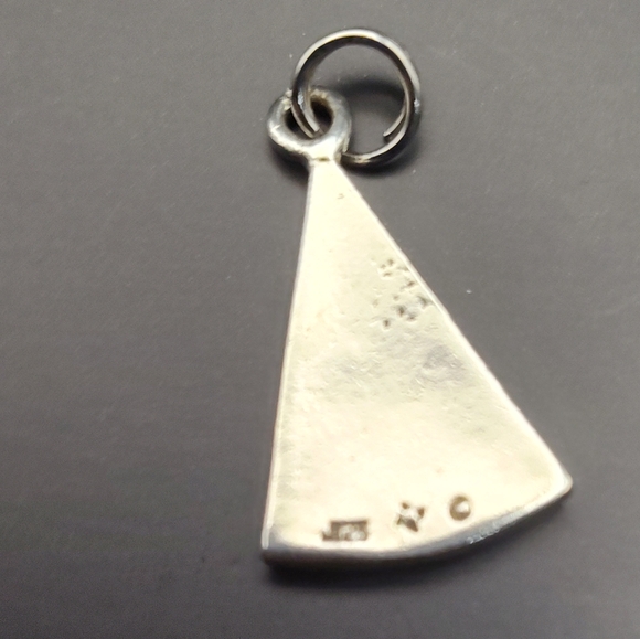Vintage Sterling Silver "Pizza Slice" charm - Picture 3 of 4